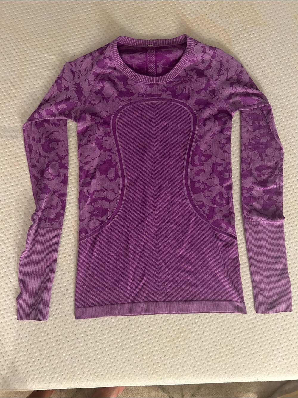lululemon athletica Lavender Purple Seamless Crew Long-Sleeve Top